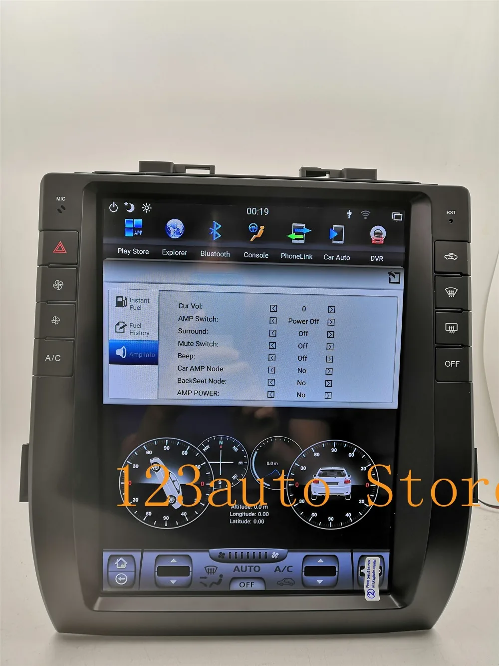 13 дюймов вертикальный экран Tesla стиль Android 8,1 Авто DVD gps навигатор плеер для TOYOTA Alphard ips PX6