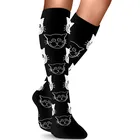 Компрессионные чулки унисекс, носки унисекс против варикозного расширения вен, мужские и женские носки против усталости, удобные носки с принтом животных, 44 вида