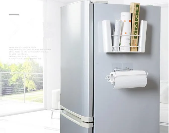 1 шт. держатель для хранения пленки на холодильник настенный бумажных полотенец