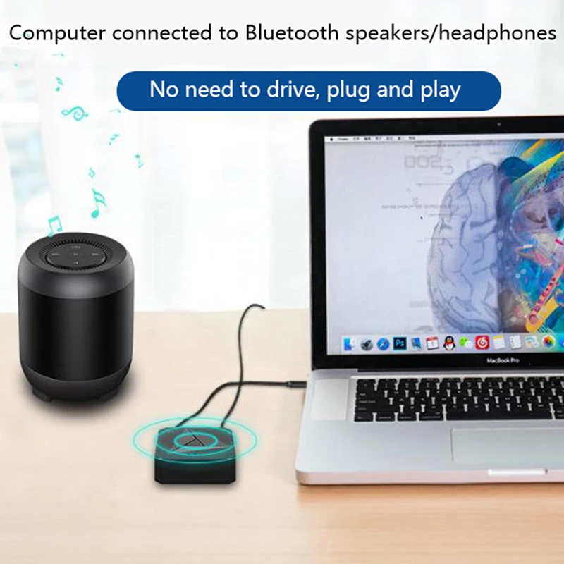 

Bluetooth 5.0 Receiving Transmitting Car 3.5AUX RCA Phone NFC Adapter Welcome