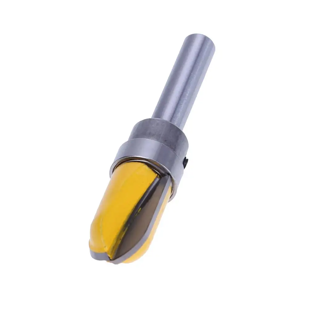 

1pc 1/4in SH 5/8in Full Length Ball Round Nose Router Bit Milling Cutter Tongue Groove Milling Woodworking Edge Cutter Tool