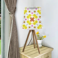 flowers pettern design table lamp shade elastic light cover for floor lamp table lamp customize