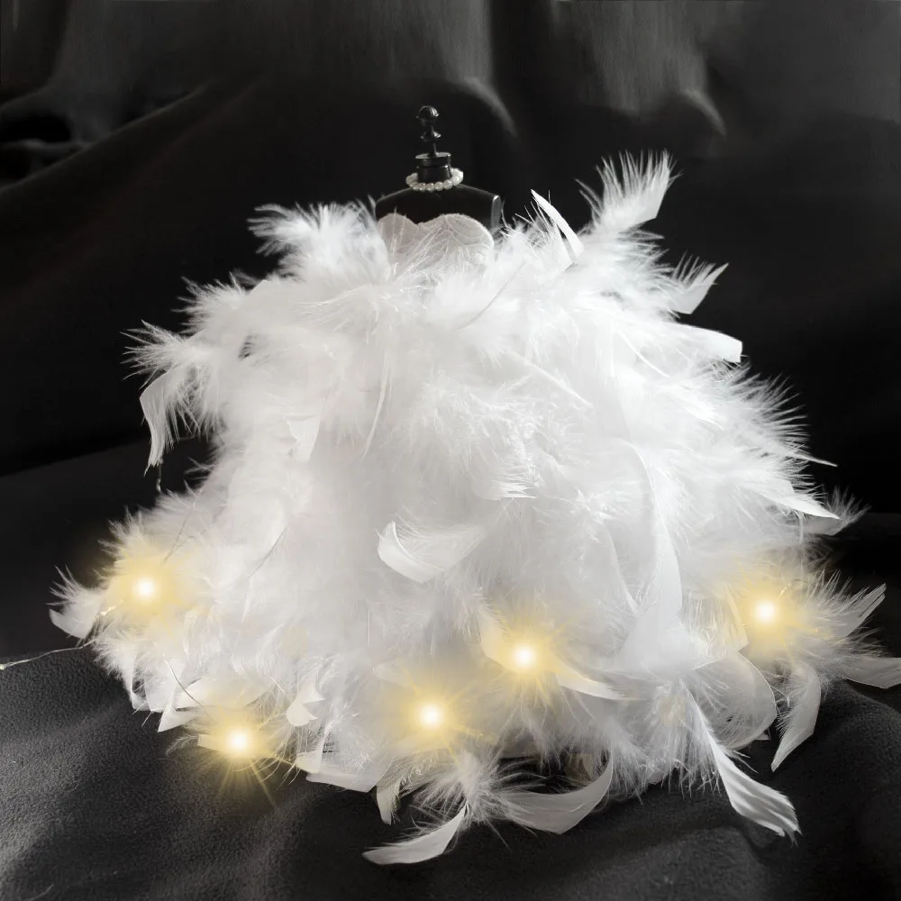 Красивое мини свадебное платье для кукол детские игрушки новогодний подарок на