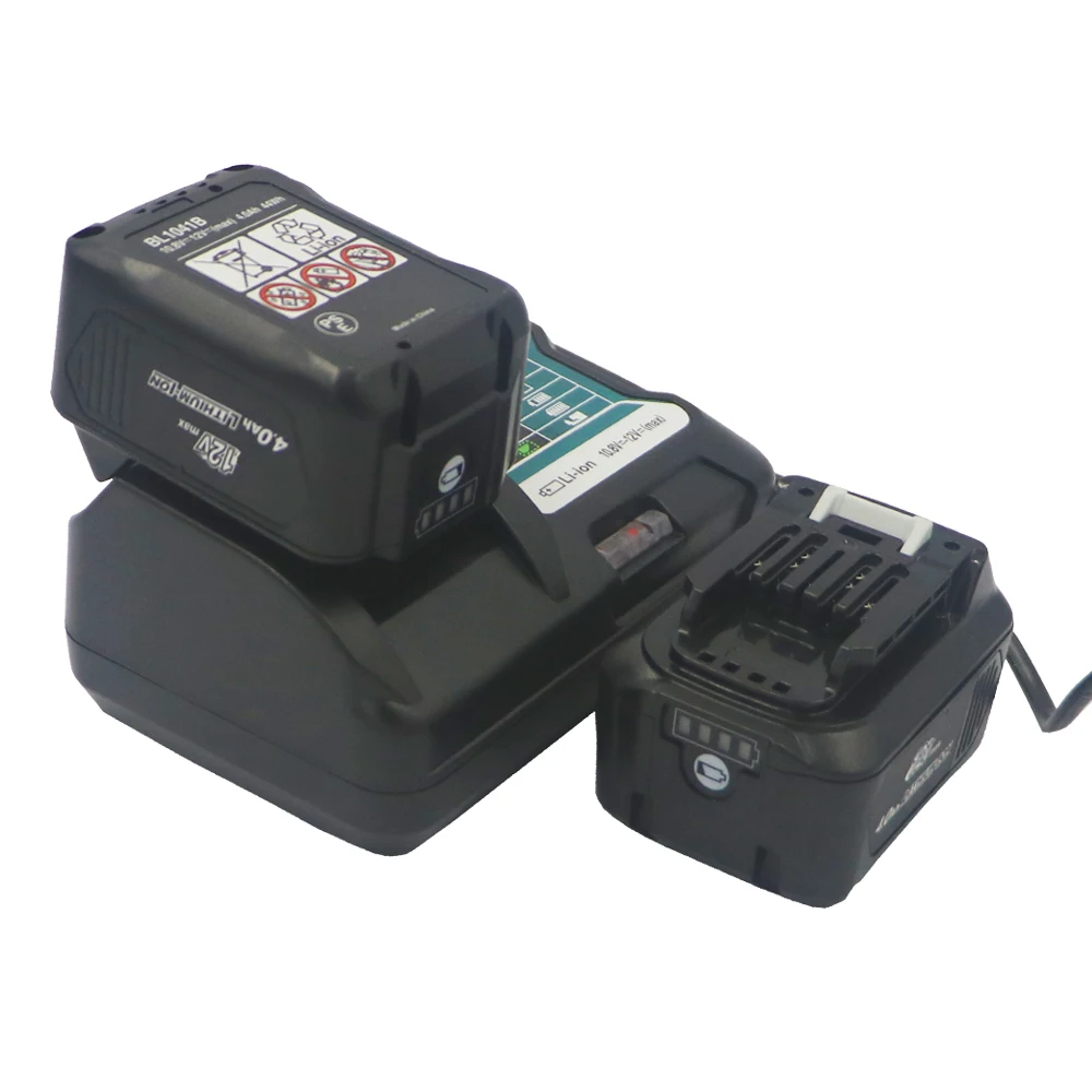 10,8 V 12V 4000 мА/ч, 4.0Ah батарея+ зарядное устройство для makita DC10WD BL1015 BL1016 BL1021B BL1041B DC10SB BL1040B BL1015B вход AC100-260V