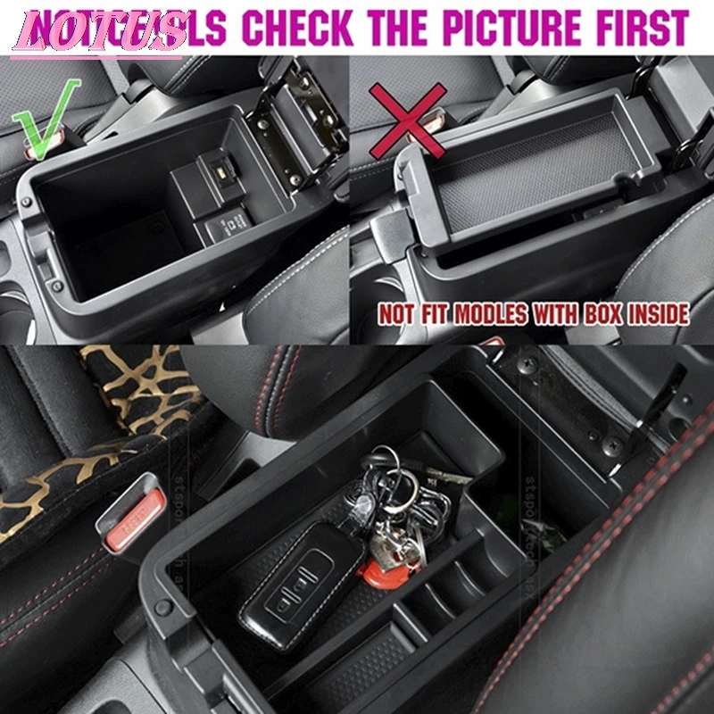 

Car armrest auxiliary storage box glove box tray compatible with Mitsubishi ASX Outlander Sport RVR 2003-2012 1pc