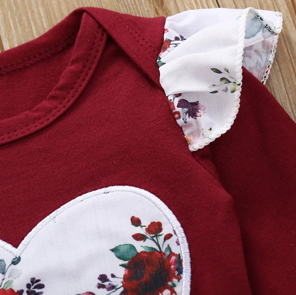 Детская куртка с длинными рукавами на День святого Валентина принтом оленя и