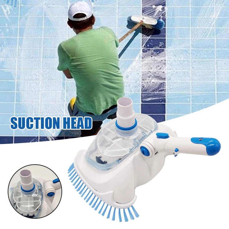 

Вакуумная насадка для бассейна, щетка для очистки бассейна, съемная, прозрачная, для удаления мусора, аксессуары для бассейна