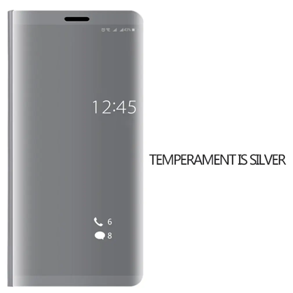 Новейший Гальванизированный умный зеркальный чехол-подставка для смартфона |