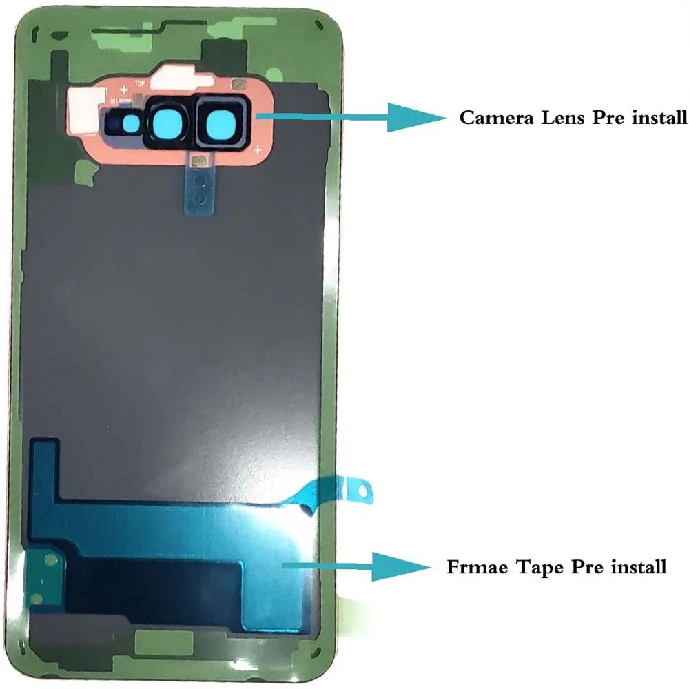 5,8-дюймовая задняя крышка аккумулятора для Samsung Galaxy S10e SM-G970F G970U G970W задний стеклянный корпус с бесплатными инструментами и наклейкой.