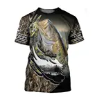 2021 футболка с 3D принтом, летняя Модная Удобная футболка с коротким рукавом, летняя мужская и женская футболка для плавания с рыбками