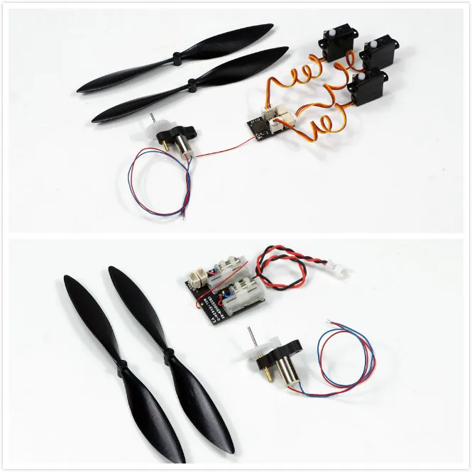 DIY Micro Brushed Power System с 6x14 мм матовый двигатель/микро Prop и микро приемники для RC Mini Indoor