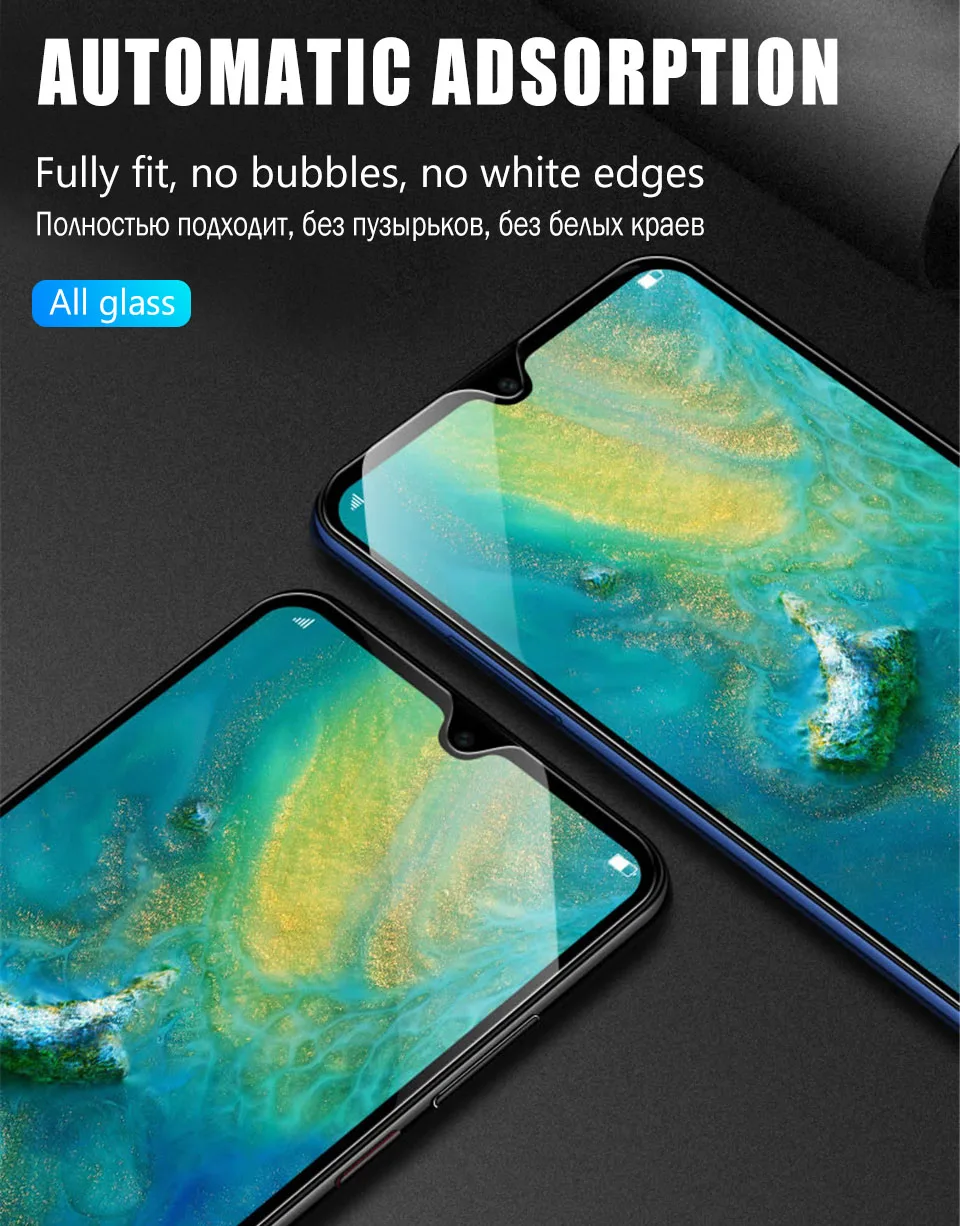 15D полное покрытие из закаленного стекла для huawei P Smart Nova 3 3i Защита экрана для Honor 7a 8x9 Lite 10 20 20 pro стеклянная пленка