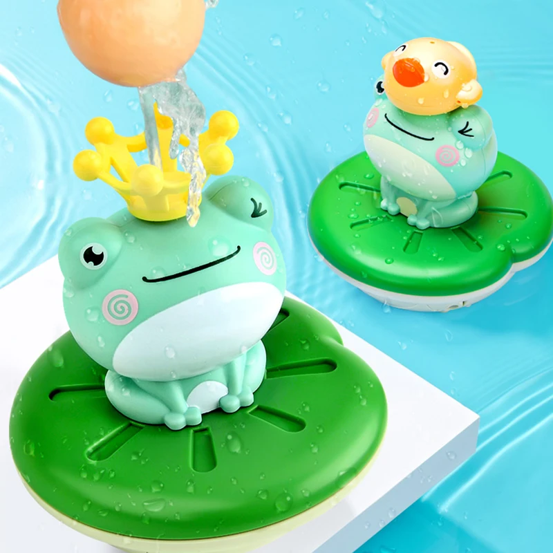 Игрушки для ванны, детский вращающийся распылитель воды - изображение