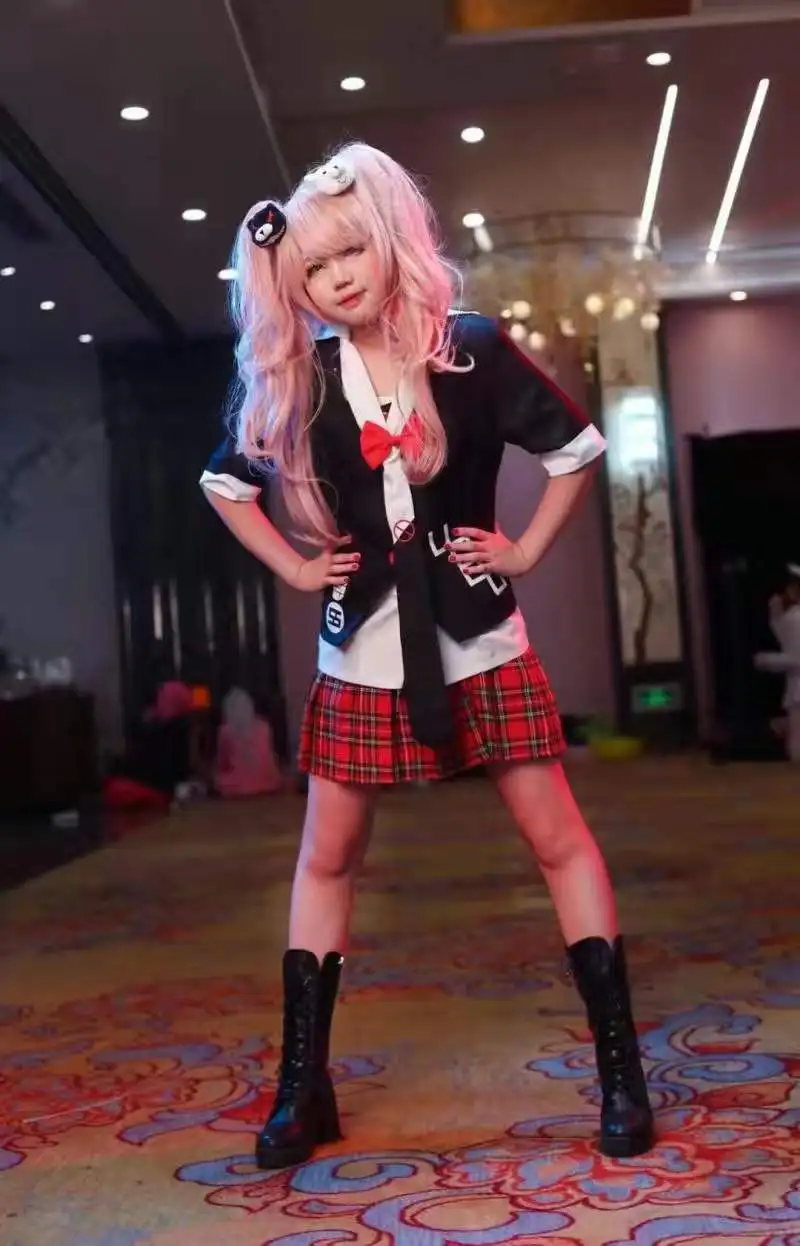 Костюм для косплея из аниме данганронпа женская форма короткая юбка работы в