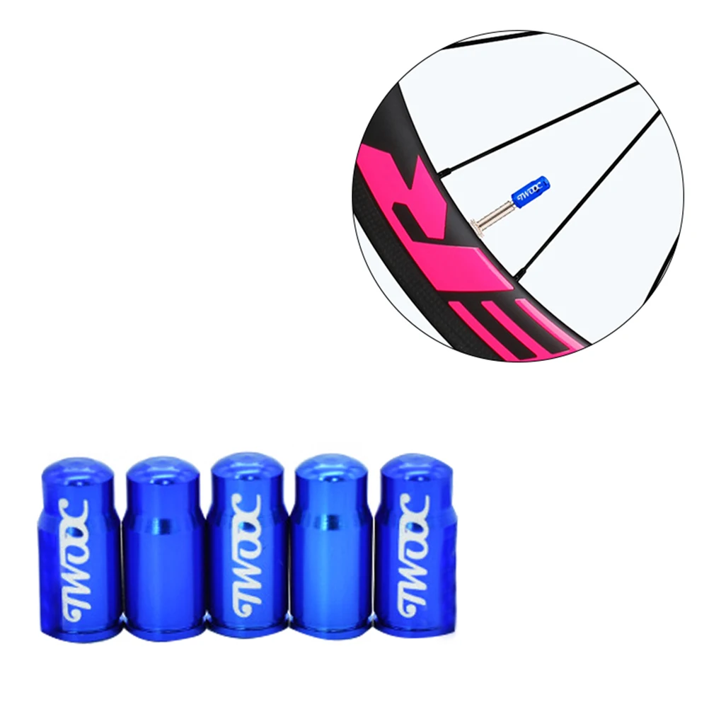 5 шт. во французском стиле колпачок клапана для велосипедной шины из алюминиевого