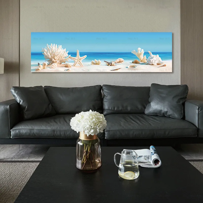 

Seascape Print and Posters Coral Starfish Picture Wall Art Home Decoration for Living Room Canvas Painting