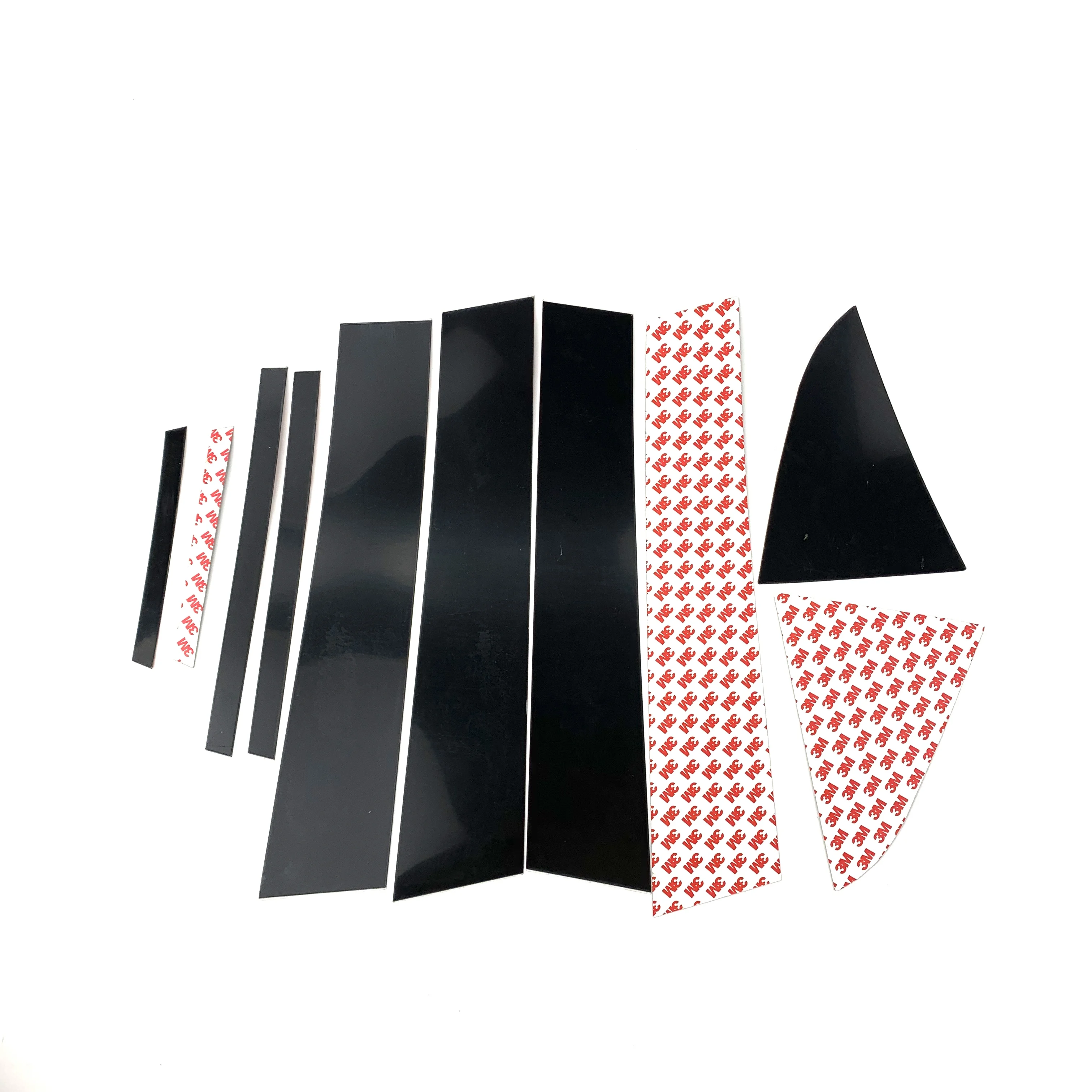 Стайлинг автомобиля зеркальная отражающая панель BC Колонка задний треугольник