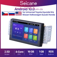Автомобильный мультимедийный плеер Seicane, универсальная стерео-система на Android 10,0, с GPS, для Nissan QASHQAI/X-TRAIL, TOYOTA COROLLA, Hyundai, Kia, типоразмер 2 DIN