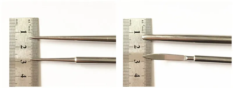 1 шт. нержавеющая сталь форма тонкая работа заостренный мягкие инструменты для