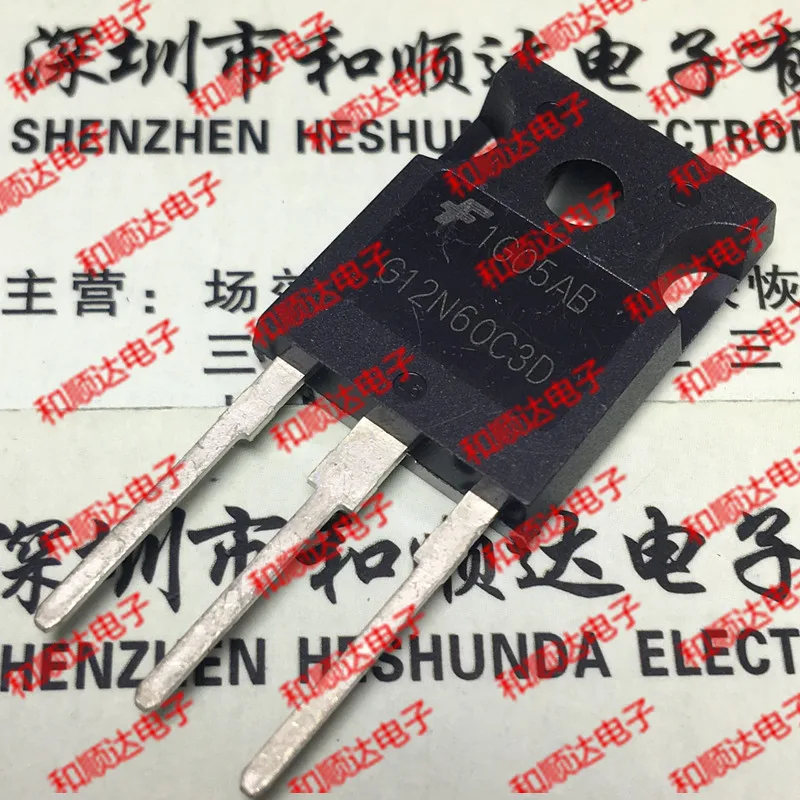 

Original New 2pcs/ HGTG12N60C3D G12N60C3D TO-247 600V 24A