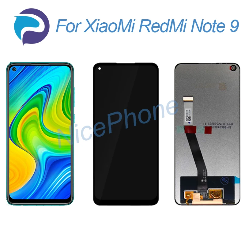 for XIaoMi RedMi Note 9 LCD Display Touch Screen Digitizer Replacement 6.53&quot; M2003J15SC/SG/SS RedMi Note 9 LCD screen display