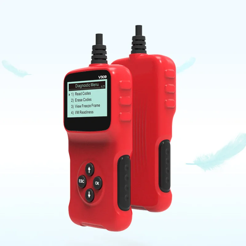 Автомобильный диагностический сканер V309 OBD2 считыватель кодов автомобильный