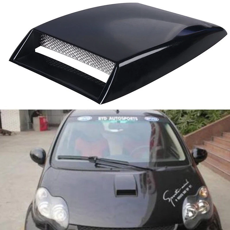 

3D Fake Car Engine Cover Air Vents Outlet Decorative Sticker Decals Car Stlyling Accessories Hot
