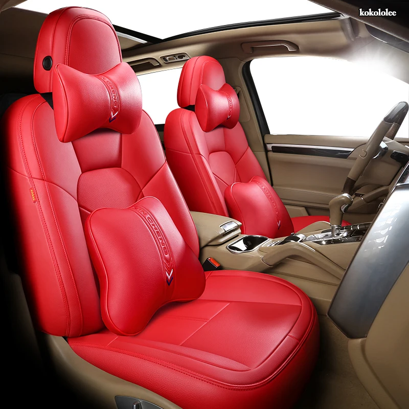 

KOKOLOLEE Custom Leather car seat cover set For GreatWall HAVAL F7 H9 H5 H6 H1 H2 H3 H8 H7 H2s M6 F5 H4 Automobiles Seat Covers