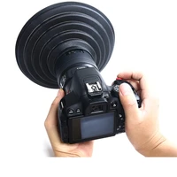bizoe slr camera lens hood r5 micro single m200 canon 5d4 80d90d anti reflective filter wave fotografica accessories silicone