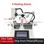Паяльная машина 3400 Вт, 3 зоны, горячий воздух, BGA, мобильная паяльная станция LY 5200 с сенсорным экраном для ремонта печатных плат с мобильным чипом