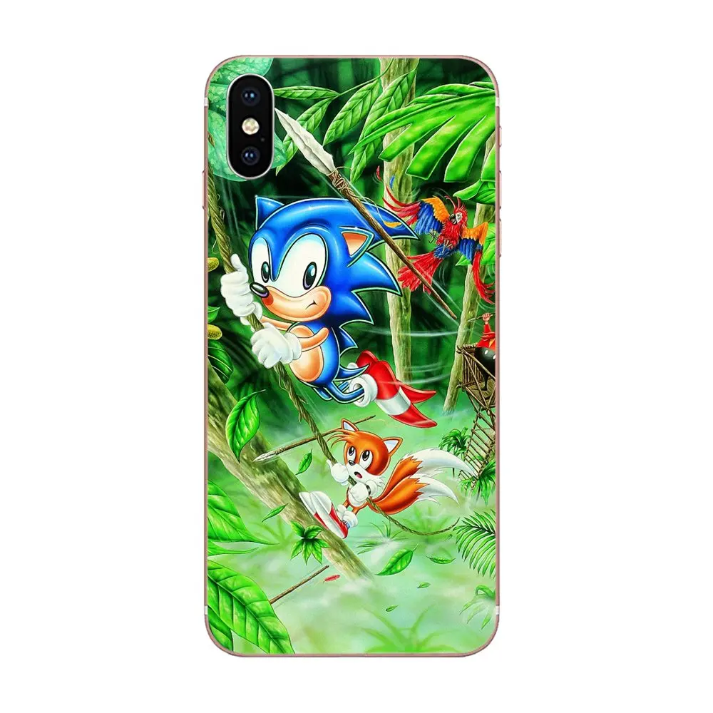 Соник Ежик Видеоигра для Xiao mi 3 4 4C 4i 5 5s 5X6 6X8 SE Pro Lite A1 Max x 2 Note Мягкий мобильный