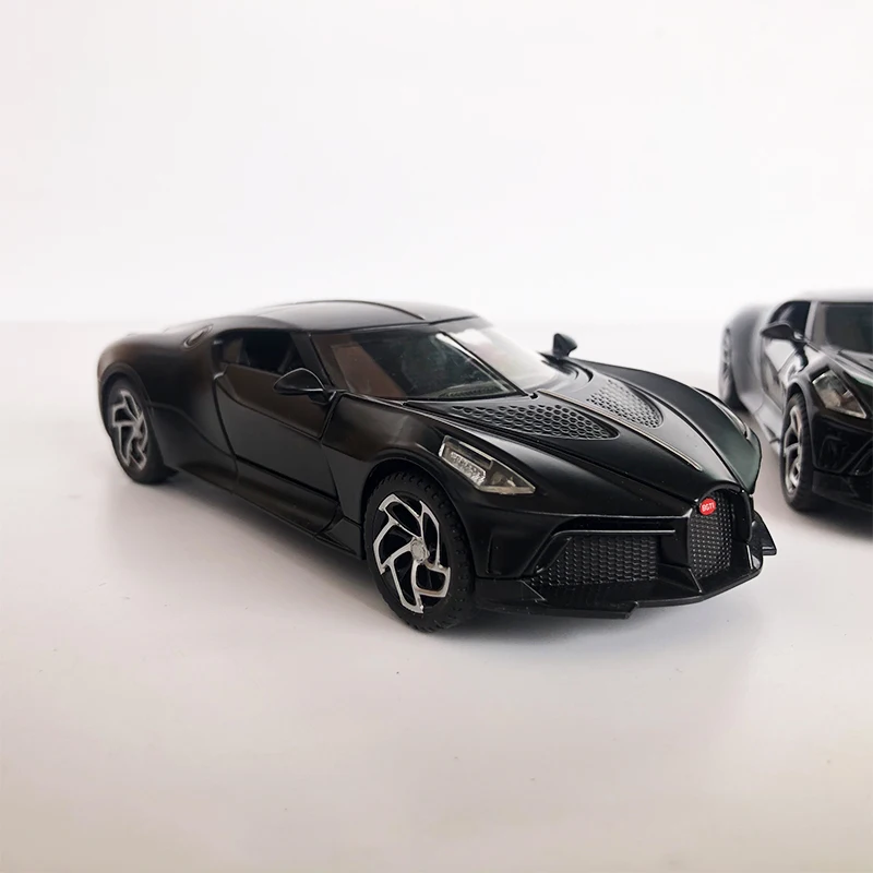 1/32 сплав игрушечный автомобиль La Voiture Noire Bugatti литье под давлением металлическое