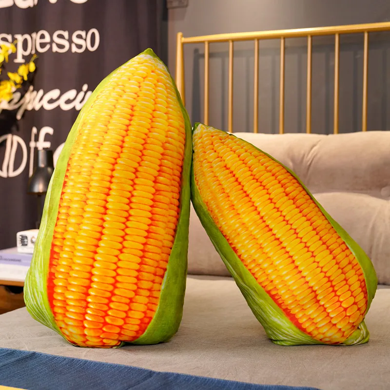 Игрушка плюшевая свежая кукуруза мягкая набивная кукла-кукуруза на гриле