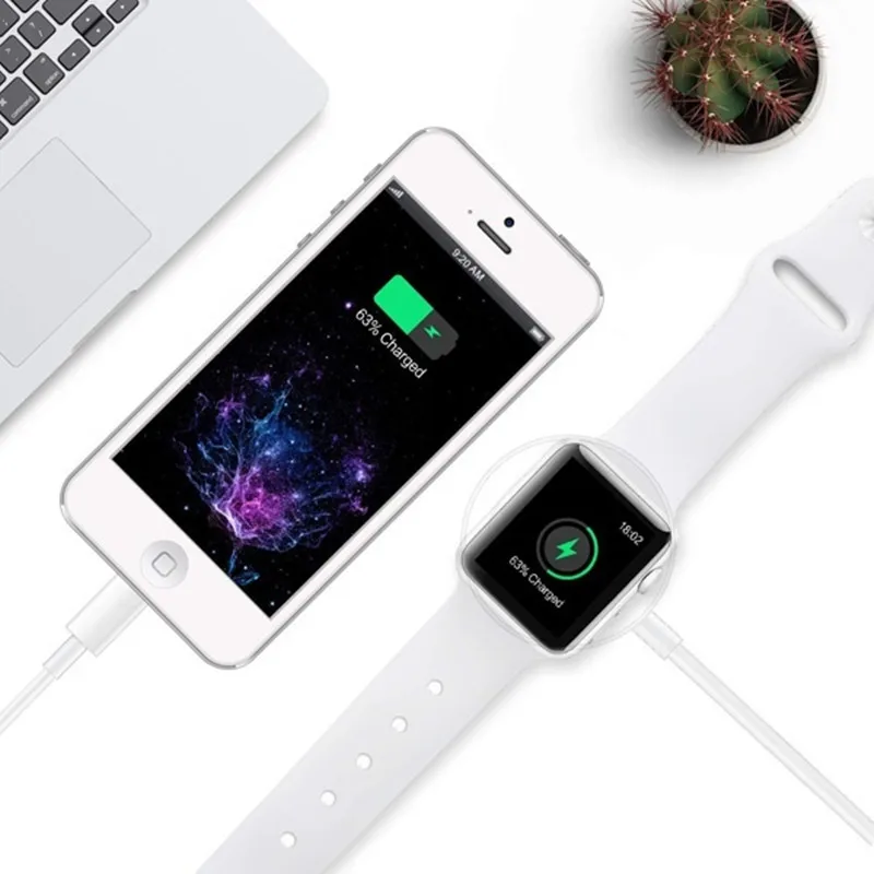 Зарядный кабель для Apple Watch 6 5 4 3 2 SE Магнитный адаптер зарядная док-станция с