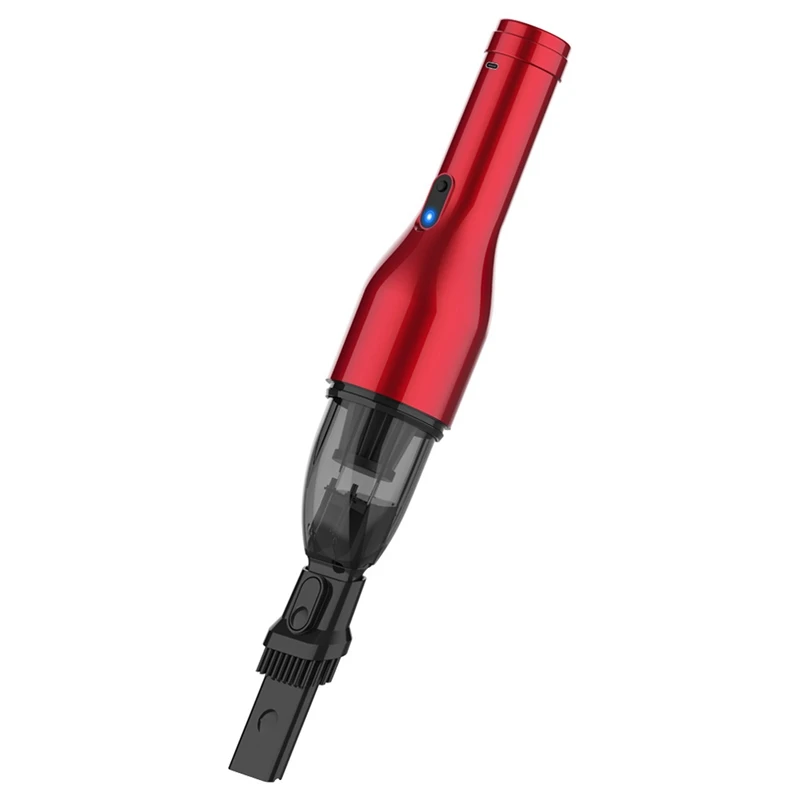 

Handheld Vacuum 70W 5000Pa Powerful Cordless Vacuum with Type-C Interface Charging Waterwashable Steel Filter Red