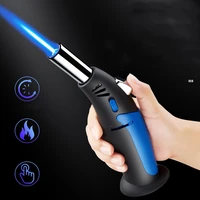 new large capacity windproof kitchen cooking torch gas lighters metal cigar cigarette butane lighters jet outdoor bbq igniter