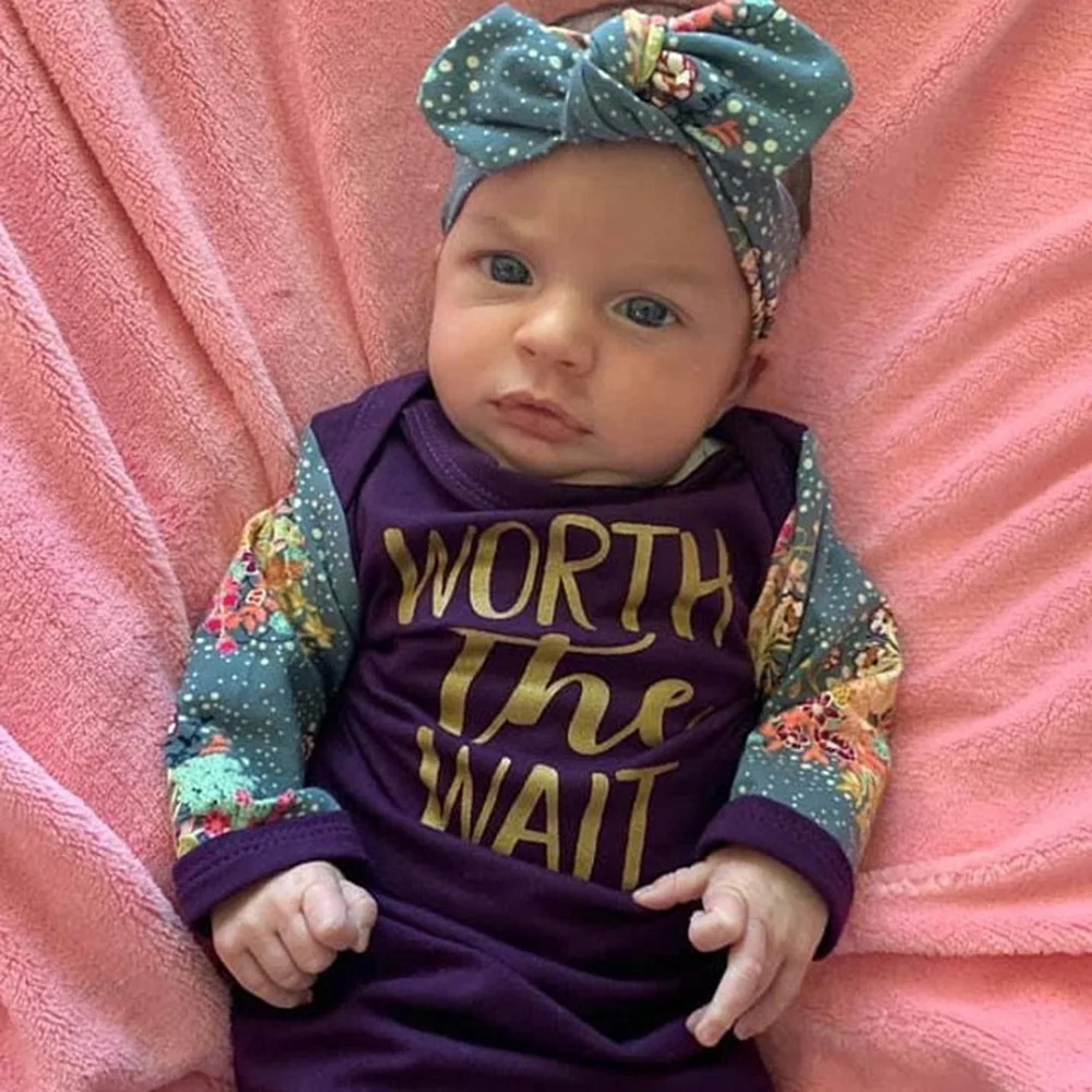 

Custom Little sister gown plum and floral gown baby gown coming home outfit - purple going home set brand new, baby shower