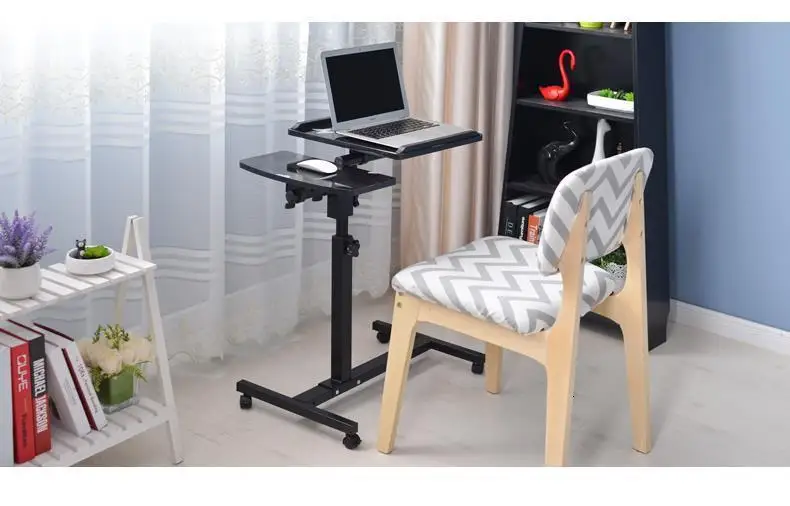 Портативная подставка для ноутбука Dobravel Portatil Escritorio Tafel, Офисная маленькая Регулируемая прикроватная подставка для ноутбука, компьютерный стол