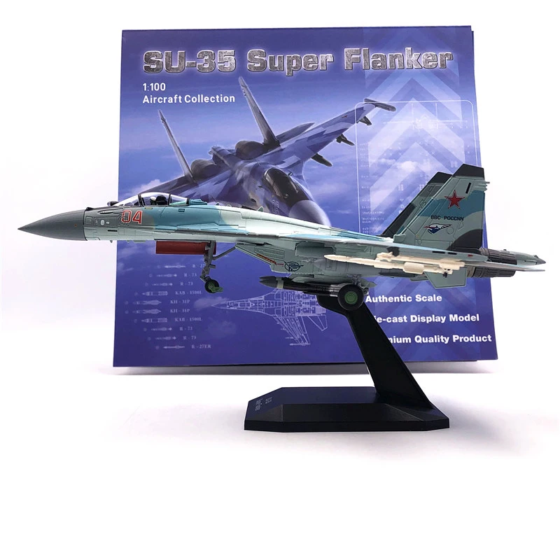 

Jason TUTU Aircraft model Plane Russian Air Force fighter Su 35 airplane Alloy model diecast 1:100 scale metal Planes