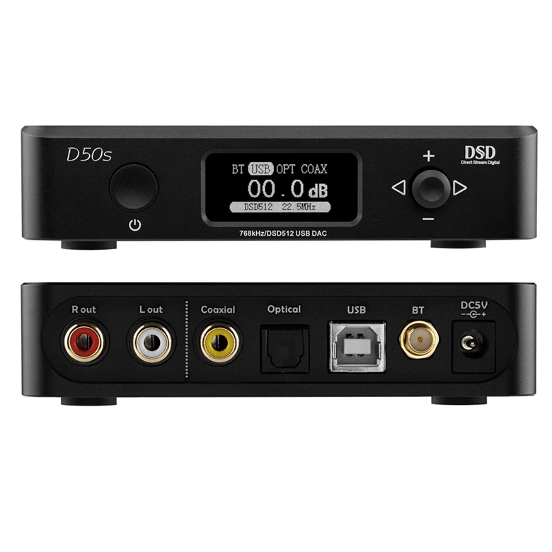TOPPING D50s ES9038Q2M * 2 DAC Bluetooth 5 0 LDAC DSD512 32 бит/768K Hi Res аудио HIFI декодер|Цифро-аналоговые