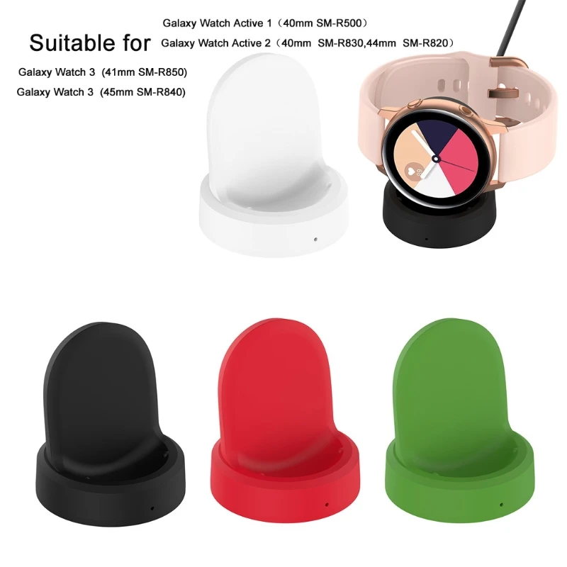 

USB Wireless Charger Stand For -Samsung -Galaxy Watch 3 41mm/45mm Active 1/2 270B