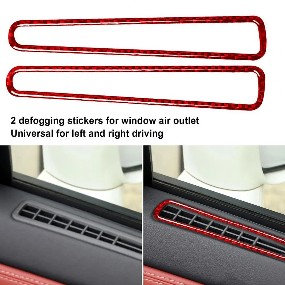 

Heat-resistant 2Pcs Exquisite Door Air Vent Panel Trim Cover UV-proof Panel Decal Sticker Eco-friendly