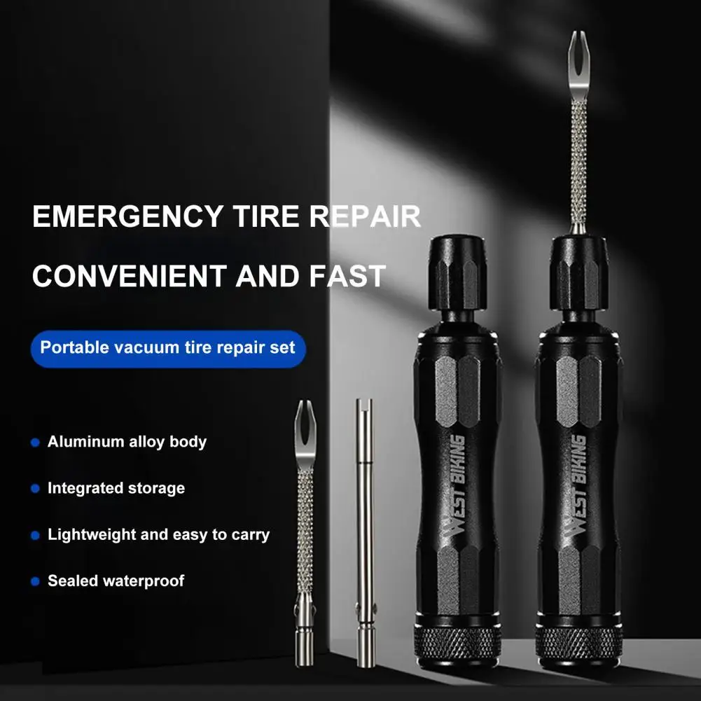 

Комплект для ремонта бескамерных шин из алюминиевого сплава, комплект для аварийного ремонта проколов и шоссейных велосипедов, 1 комплект