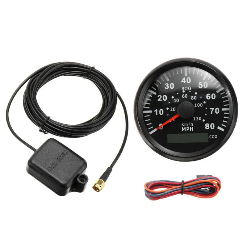 

Universal Gps Speedometer Speed Gauge 0-80Mph for Motorcycle Boat Yacht Vessel 9-32V for Yamaha for Honda