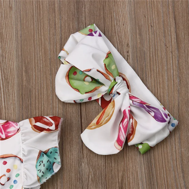 

2020 Summer Baby Kids Girls clothing Printed Sleeveless Romper Bodysuit Jumpsuit Outfits Clothes