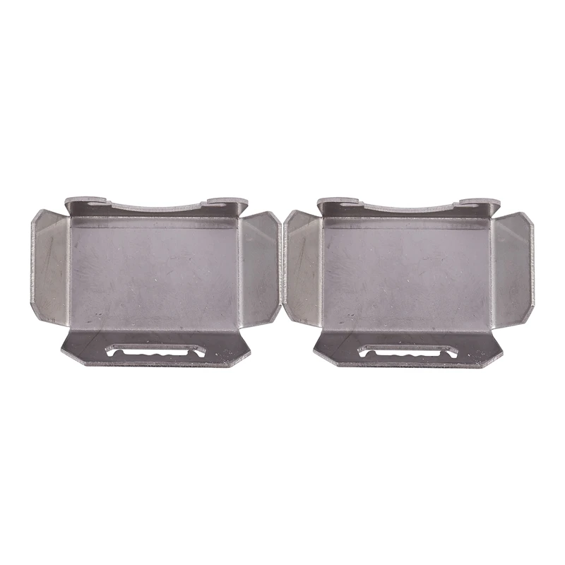 Нержавеющая сталь осевая защита Броня Защитная ось крыло пластина для 1/10 осевой