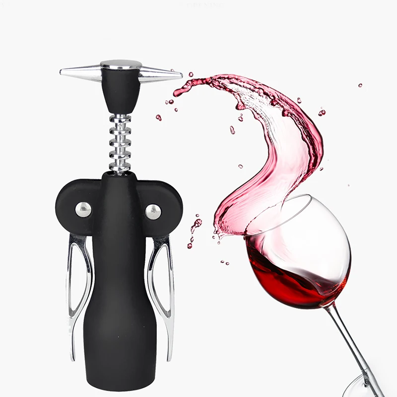 

Zinc Alloy Portable Red Wine Opener Wing Type Metal Sommeliers Wine Corkscrew Bottle Openers Corkscrews Wine Cork Remover