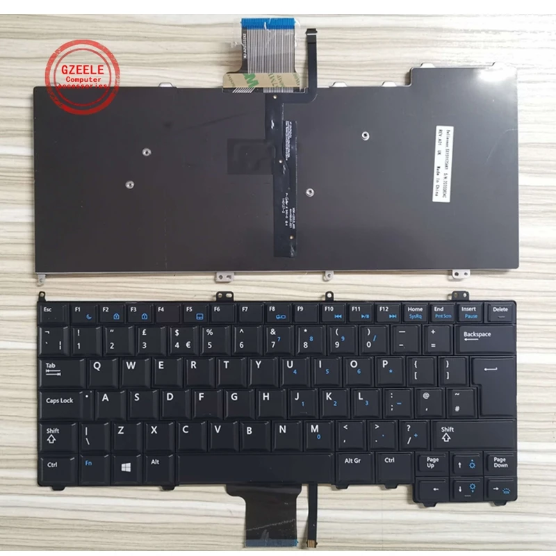 

Новая британская подсветка для клавиатуры ноутбука DELL Latitude E7440 E7240