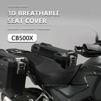 motorcycle accessories anti slip 3d mesh fabric seat cover breathable waterproof cushion for honda cb500x cb500 x cb 500 x