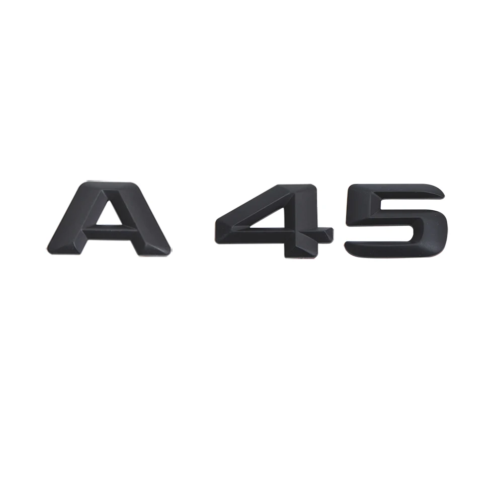 

Gloss Black Trunk Letters Number Badge Emblem W176 A Class for A45 A200 A250 A220